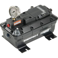 Enerpac - Power Hydraulic Pumps & Jacks Type: Air-Hydraulic Oil Capacity: 120 cu. in. - All Tool & Supply