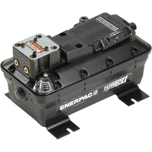 Enerpac - Power Hydraulic Pumps & Jacks Type: Air-Hydraulic Oil Capacity: 127 cu. In. - All Tool & Supply