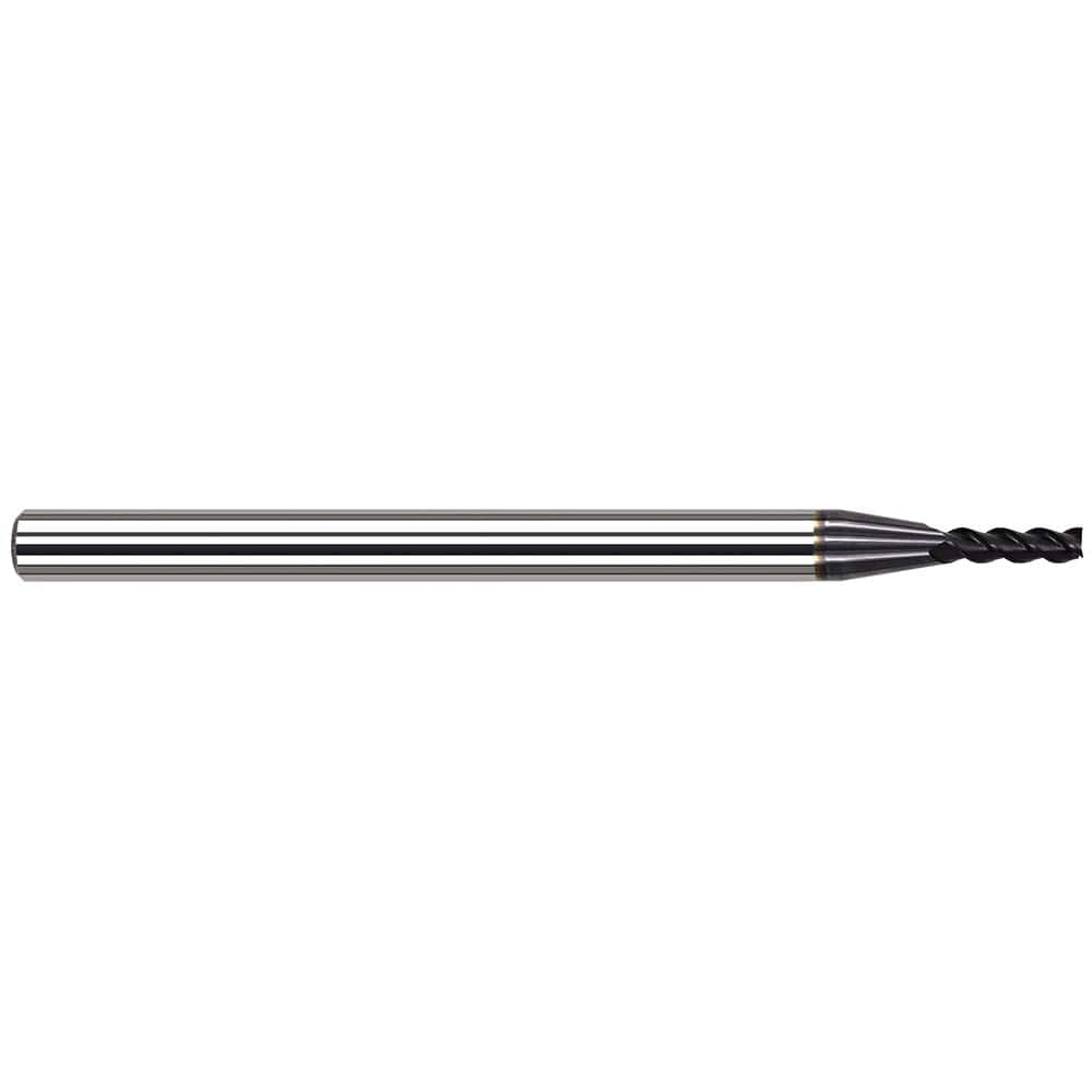 Harvey Tool - 5/32", 5/8" LOC, 3/16" Shank Diam, 3" OAL, 4 Flute, Solid Carbide Square End Mill - Exact Industrial Supply