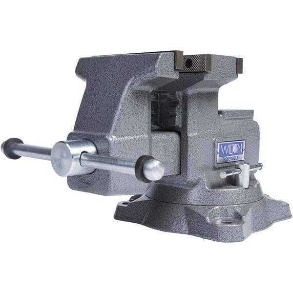 Wilton - Bench & Pipe Combination Vises Jaw Width (Inch): 5-1/2 Jaw Opening Capacity (Inch): 6-3/4 (Regular); 10-3/4 (Reversed) - All Tool & Supply