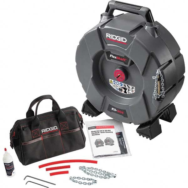 Ridgid - Electric & Gas Drain Cleaning Machines Type of Power: Cordless Drill (Not Included) For Minimum Pipe Size: 2 (Inch) - All Tool & Supply