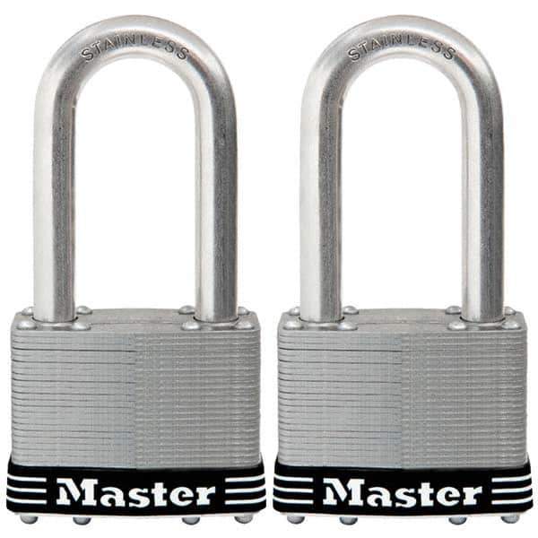 Master Lock - Padlocks Keyed: Alike Shackle Clearance: 2-1/2 (Inch) - All Tool & Supply