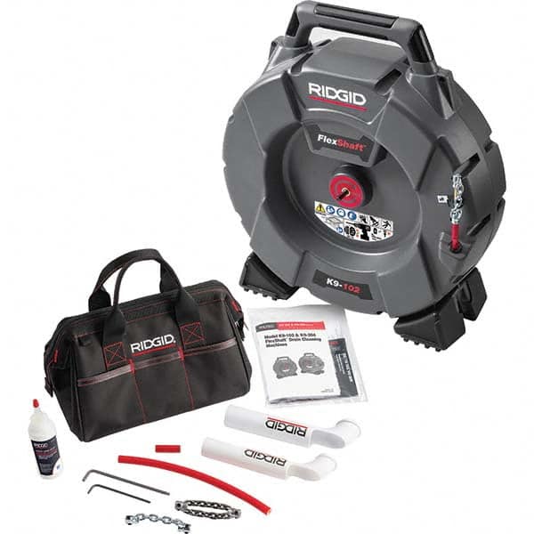 Ridgid - Electric & Gas Drain Cleaning Machines Type of Power: Cordless Drill (Not Included) For Minimum Pipe Size: 1-1/4 (Inch) - All Tool & Supply