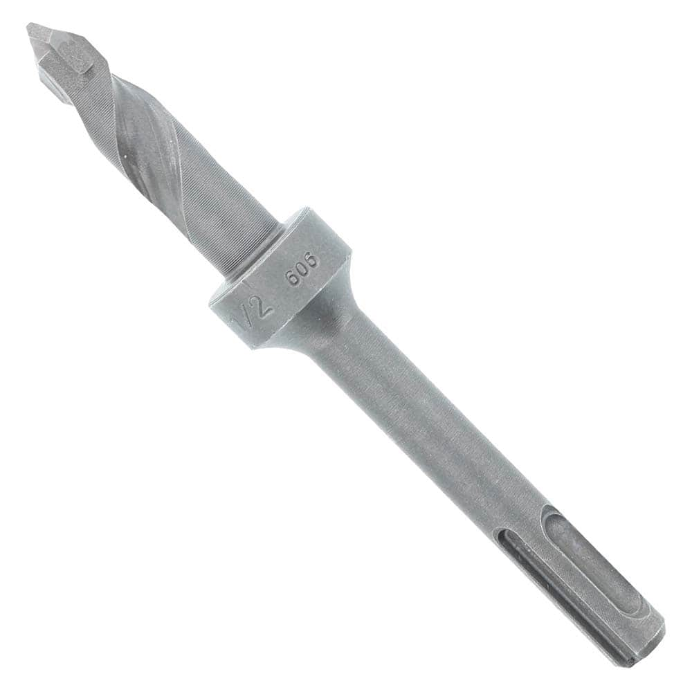 Freud - Hammer Drill Bits; Drill Bit Size (Decimal Inch): 0.5000 ; Usable Length (Inch): 1.6875 ; Overall Length (Inch): 1-11/16 ; Shank Type: SDS Plus ; Number of Flutes: 2 ; Drill Bit Material: Carbide - Exact Industrial Supply