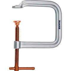 Palmgren - C-Clamps; Clamp Type: C-Style ; Application Strength: Regular-Duty ; Throat Depth Style: Extra Deep Throat ; Clamp Material: Steel ; Maximum Opening Capacity (Inch): 3 ; Minimum Opening Capacity (Inch): 0 - Exact Industrial Supply