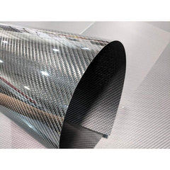 Plastic Sheet: Carbon Fiber, Black, 185,000 psi Tensile Strength