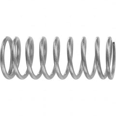 Compression Spring: 2.233″ OD, 5.75″ Free Length 160.326 lb Max Load, 74.79 lb/in Spring Rate, Stainless Steel