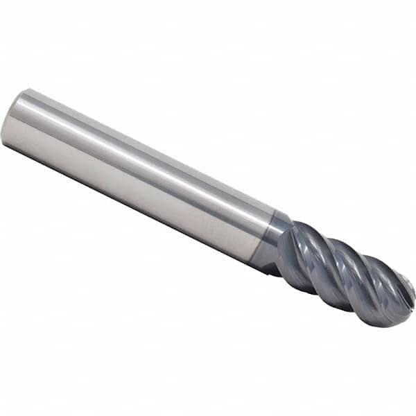 SGS - Ball End Mills Mill Diameter (Inch): 3/8 Mill Diameter (Decimal Inch): 0.3750 - All Tool & Supply