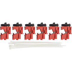 Brady - Pack of 6 Multi-Pole Circuit Breaker Lockouts - All Tool & Supply