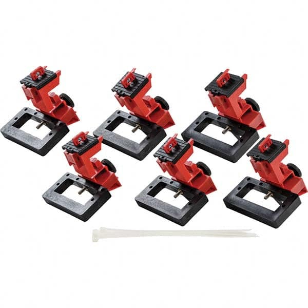 Brady - Pack of 6 Universal Circuit Breaker Lockouts - All Tool & Supply