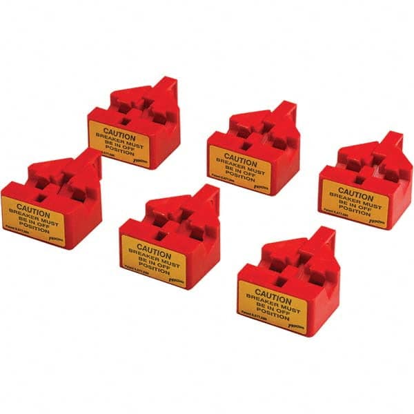 Brady - Pack of 6 Multi-Pole Circuit Breaker Lockouts - All Tool & Supply