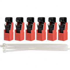 Brady - Pack of 6 Single-Pole Circuit Breaker Lockouts - All Tool & Supply