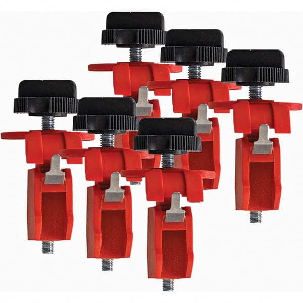 Brady - Pack of 6 Universal Miniature Circuit Breaker Lockouts - All Tool & Supply