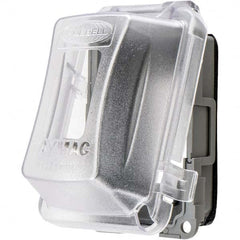 Hubbell Wiring Device-Kellems - Weatherproof Box Covers Cover Shape: Rectangle Number of Holes in Outlet: 1 - All Tool & Supply