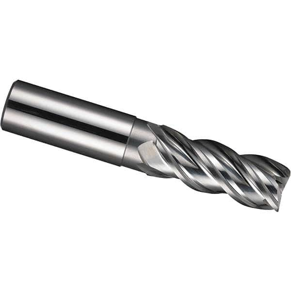 SGS - 8mm, 1.26" LOC, 0.315" Shank Diam, 2.52" OAL, 4 Flute, Solid Carbide Square End Mill - All Tool & Supply