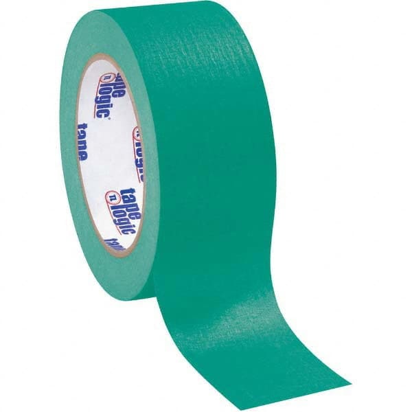 Tape Logic - Pack of (12), 60 Yd Rolls 2" Green Crepe Paper Masking Tape - All Tool & Supply