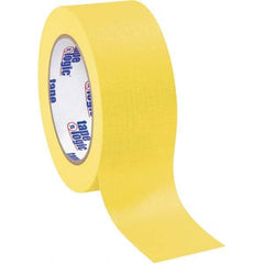 Tape Logic - Pack of (12), 60 Yd Rolls 2" Yellow Crepe Paper Masking Tape - All Tool & Supply