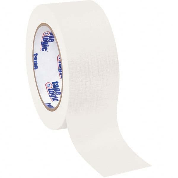 Tape Logic - Pack of (12), 60 Yd Rolls 2" White Crepe Paper Masking Tape - All Tool & Supply