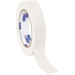 Tape Logic - Pack of (12), 60 Yd Rolls 1" White Crepe Paper Masking Tape - All Tool & Supply