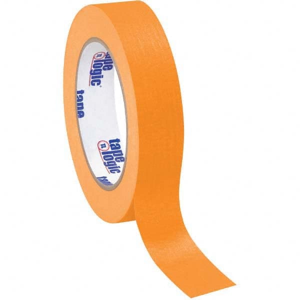 Tape Logic - Pack of (12), 60 Yd Rolls 1" Orange Crepe Paper Masking Tape - All Tool & Supply