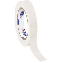 Tape Logic - Pack of (12), 60 Yd Rolls 3/4" White Crepe Paper Masking Tape - All Tool & Supply