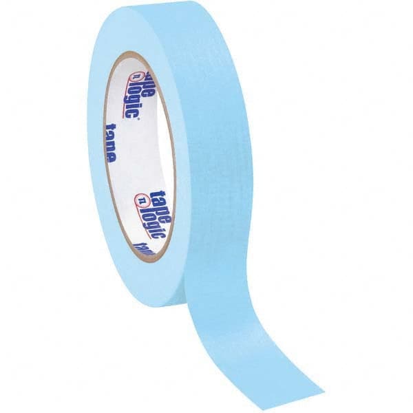 Tape Logic - Pack of (12), 60 Yd Rolls 1" Light Blue Crepe Paper Masking Tape - All Tool & Supply