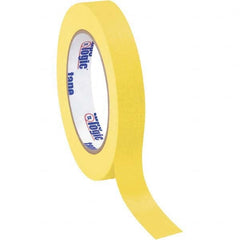 Tape Logic - Pack of (12), 60 Yd Rolls 3/4" Yellow Crepe Paper Masking Tape - All Tool & Supply