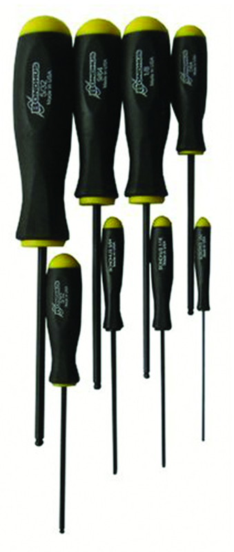 8PC BSX8S BALL END SCREWDRIVER SET - All Tool & Supply