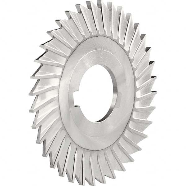 Side Chip Saw: 6″ Blade Dia, 3/8″ Blade Thickness, 1″ Arbor Hole Dia, 42 Teeth, High Speed Steel Uncoated, Straight Tooth