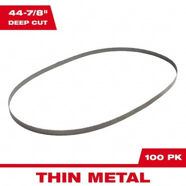 Milwaukee Tool - 44-7/8" x 1/2" x 0.02" 14 TPI Bi-Metal Portable Band Saw Blade - All Tool & Supply