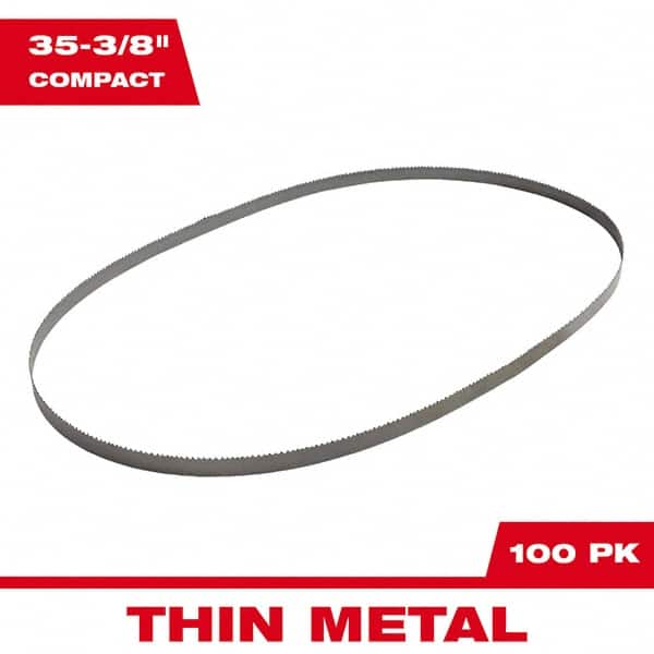 Milwaukee Tool - 35-3/8" x 1/2" x 0.02" 14 TPI Bi-Metal Portable Band Saw Blade - All Tool & Supply