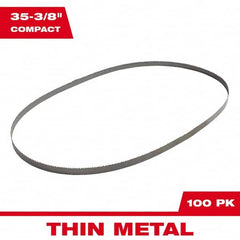 Milwaukee Tool - 35-3/8" x 1/2" x 0.02" 14 TPI Bi-Metal Portable Band Saw Blade - All Tool & Supply