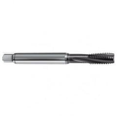 M10x1.0 4HX 3-Flute Cobalt Semi-Bottoming 10 degree Spiral Flute Tap-TiAlN - All Tool & Supply