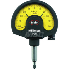 Mahr - Dial Comparator Gages; Dial Graduation (Decimal Inch): 0.030000 ; Dial Graduation (mm): 1.0000 ; Dial Graduation (micro m): 1.00 ; Accuracy (micro m): 1 (Ge); 1.2 (Gges); 0.7 (Gt) ; Accuracy (Decimal Inch): 0.0001 ; Maximum Measurement (Decimal In - Exact Industrial Supply