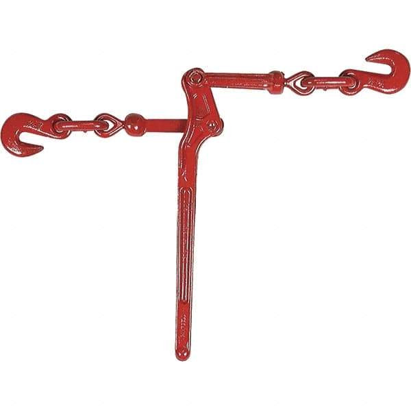 Campbell - 6,600 Lb Load Capacity Ratchet Loadbinder - 3/8" Max Chain Size, 8" Take Up, Chain Grade 70 - All Tool & Supply