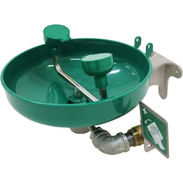 Haws - 15" Wide, Wall Mount, Plastic Bowl, Eyewash Station - 5 GPM Flow Rate - All Tool & Supply