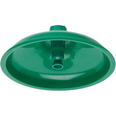 Haws - 11" Long x 11" Wide x 4" High, Plastic Plumbed Wash Station Showerhead - Green Matting - All Tool & Supply