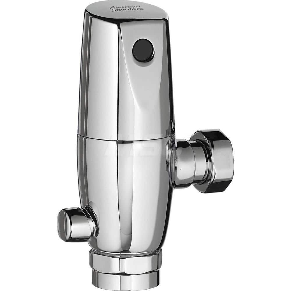 Automatic Flush Valves; Type: Exposed Toilet Flush Valve; Style: Single Flush; For Use With: Toilets; Gallons Per Flush: 1.6; Pipe Size: 1; Spud Coupling Size: 1-1/2; Cover Material: Metal; Inlet Size: 1; Litres Per Flush: 6.0