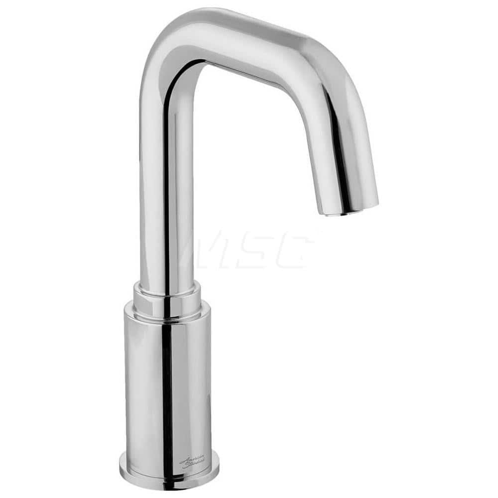 Electronic & Sensor Faucets; Type: Sensor-Operated Proximity Lavatory Faucet; Style: Contemporary; Spout Type: Standard; Mounting Centers: Single Hole; Voltage (AC): 120/240; Finish/Coating: Polished Chrome; Special Item Information: Touchless Faucet; Sel