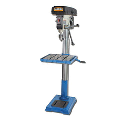 Floor Drill Press: 20″ Swing, 2 hp, 110V, 1 Phase 12 Speed, 4-3/4″ Spindle Travel