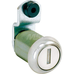 Camlocks, Side Latches & Pawl Latches; Lock Type: 4-Cam Locks all Openings Lock; Standard; All Purpose Cam Lock; Standard Cam Locks; Body Diameter: 0.7500; Body Diameter: .75; Key Type: Keyed Alike; Maximum Thickness: 5/8; Fastening Style: Nut; Camlock St