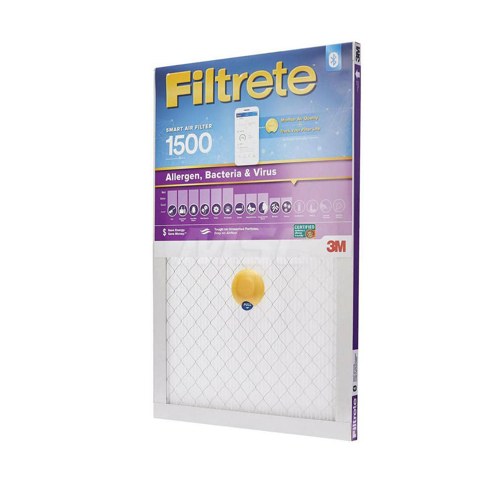 Pleated Air Filter: 16 x 20 x 1″, MERV 12, 90% Efficiency Polypropylene