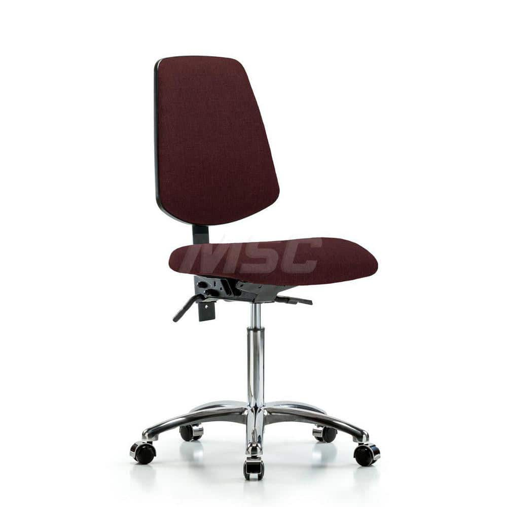 Task Chair: Olefin, Burgundy