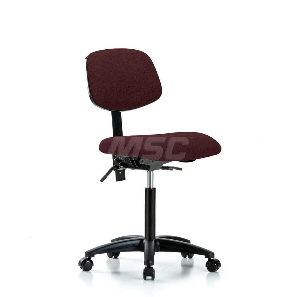 Task Chair: Olefin, Burgundy