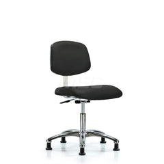 Task Chair: Vinyl, Black