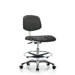 Task Chair: Vinyl, Charcoal