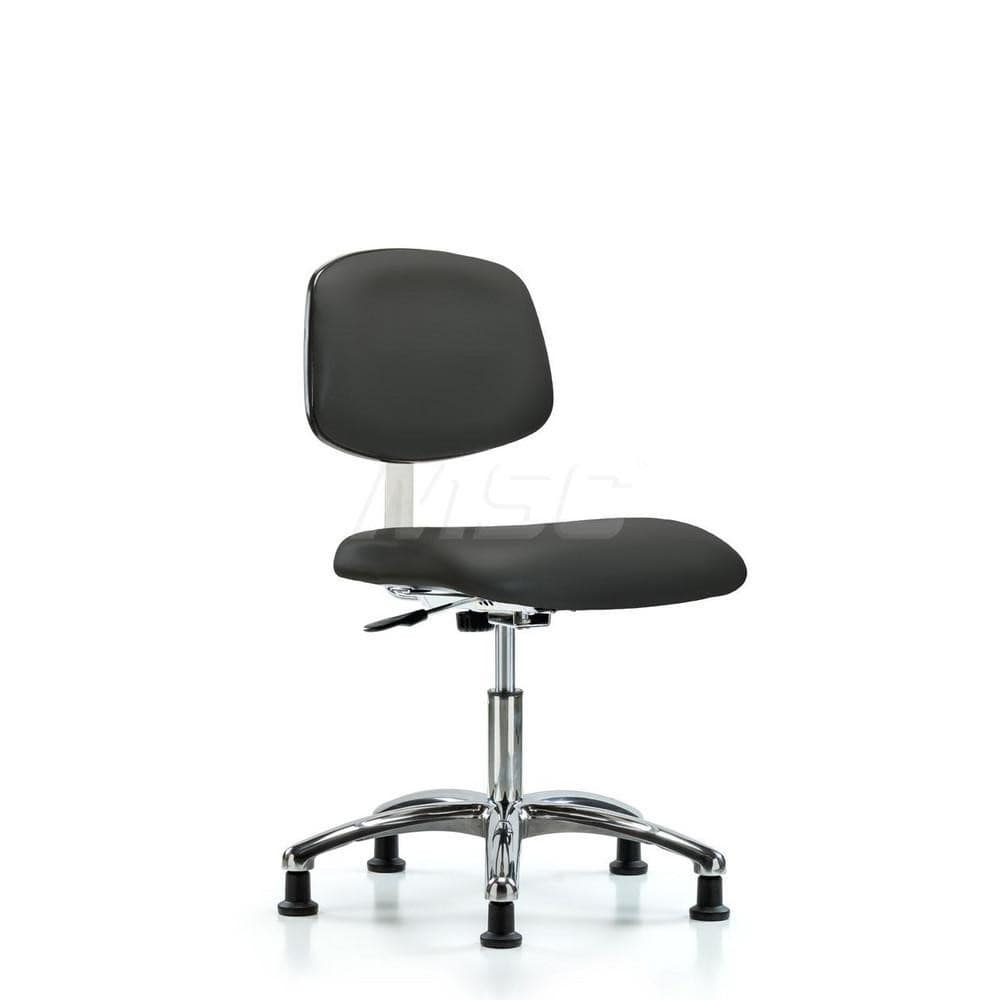 Task Chair: Vinyl, Charcoal