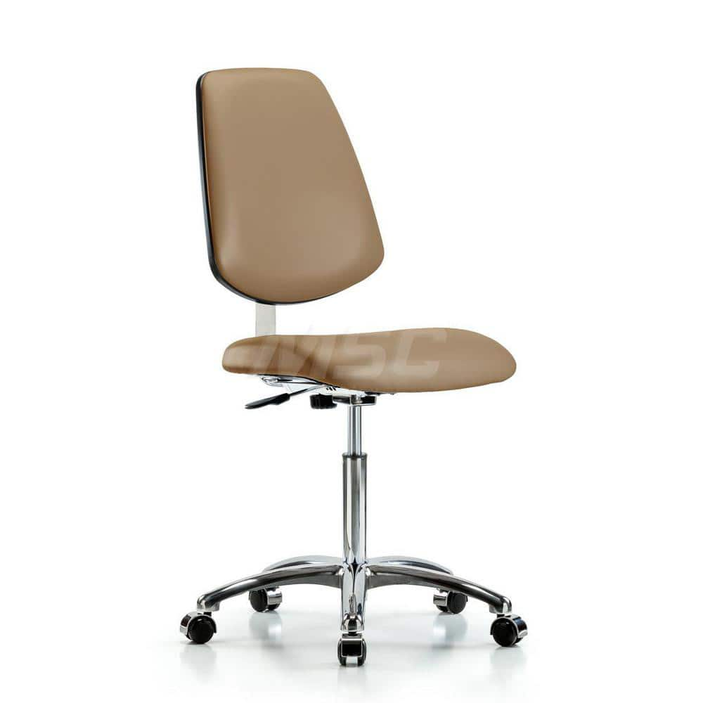 Task Chair: Vinyl, Taupe