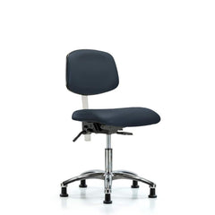 Task Chair: Vinyl, Imperial Blue