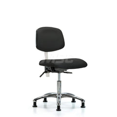 Task Chair: Vinyl, Black